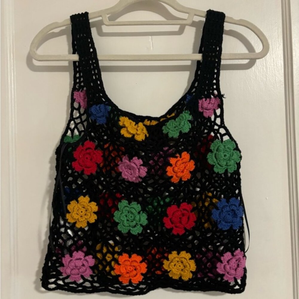 Zara Red and Blue Tank Top